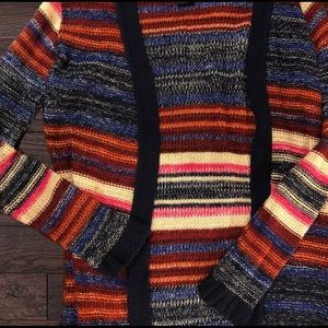 Rue21 Long Striped Cardigan XS